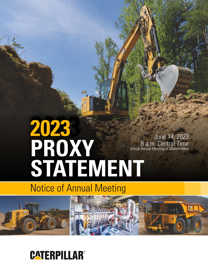 caterpillar-annual-meeting-proxy-statement